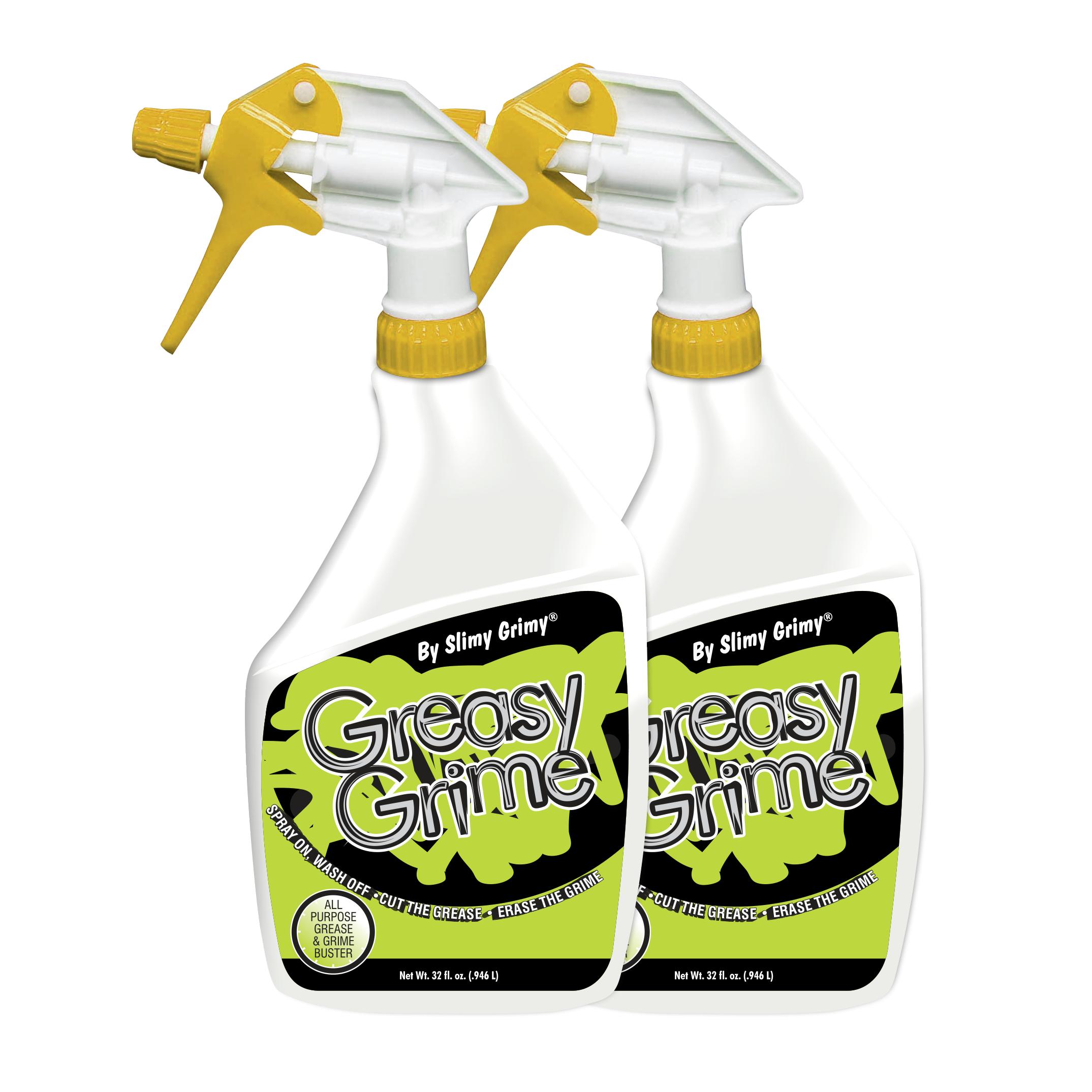 Greasy Grime Cleaner - Spray Bottle
