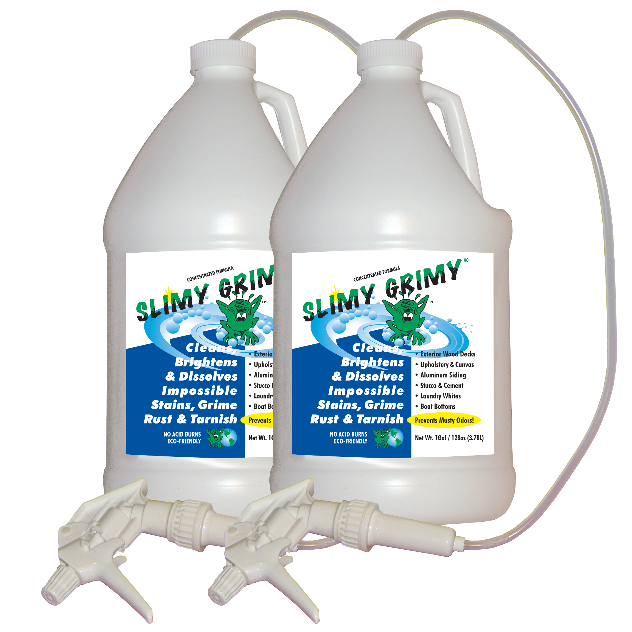 Slimy Grimy Cleaner - 1 Gallon Bottle Boat Hull Cleaner